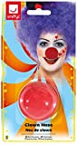 SMIFFYS Smiffy's Naso da clown, rosso, Spugna per Adulti, Multicolore, 164