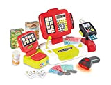 Smoby - Cassa da supermercato elettronica XL, cassa con funzione calcolatrice, suoni, luci e molti accessori, per bambini dai 3 ...