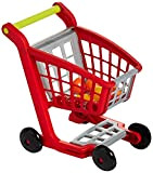 Smoby Ècoiffier 7600001225 - Carrello Supermercato con Accessori, Colore Rosso