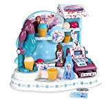 Smoby - Frozen - Gelateria - Registratore di cassa per bambini - 22 accessori + 1 personaggio di Olaf