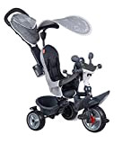 Smoby - Triciclo Baby Driver Plus Grigio - Bici Evolutiva Per Bambini Da 10 Mesi - Ruote Silenziose - Freno ...