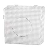 Smowo® 4 Base quadrate per perline da stirare trasparenti - 14,5 x 14,5 cm - collegabile con altri pannelli