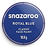 Snazaroo 1118344 - Pittura Per Viso, Blu Reale, 18 ml, 1 Pezzo