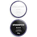 Snazaroo - Colore Per Viso 18Ml Nero & Colore Per Viso, Bianco, 18.8 G