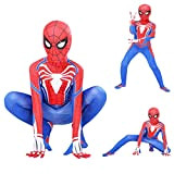 SnowDream Supereroe Spiderman Costumes Kids Lycra Spandex Halloween Cosplay Zentai Spider Verse Miles Morales Body Body Halloween Costumi Costumi Costumi ...