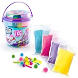 So Slime - Baril de Slime gigante Fidget Bucket - 4 colori con giocattoli destressanti - Canale Toys CCC 017, ...