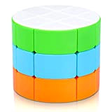 Sofore 3x3 Cilindrico Cubo Magico Smooth Turning Puzzle Magic Cube per Bambini Adulti