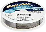 Soft Flex Wire 21-Strand Metallo .014-inch x 30 '-Satin Silver