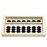 SOIMISS Mini di Legno Cinese Abacus Soroban Vintage Cinese Calcolatrice Giapponese Matematica Strumento di Conteggio Giocattolo per Gli Studenti del ...