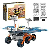 Solar Mars Rover con pannello solare, assemblaggio fai da te robot solare giocattolo spaziale STEM Science Experiment Robot Educational Science ...