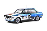Solido 421187300 FIAT 131 Abarth #10, Rallye Monte Carlo 1980, guidatore: W. Tubo, modellino auto, scala 1:18, bianco/blu