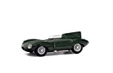 SOLIDO- Jaguar-Type D-1952 Miniatura da Collezione, Colore Verde, 4303000
