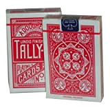SOLOMAGIA 2 (Due) Mazzi di Carte Tally Ho Fan Back - Dorso Rosso