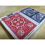 SOLOMAGIA 6 Decks of Cards Tally Ho - Fan Back Red And Blue