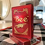 SOLOMAGIA Mazzo di Carte Bee Red MetalLuxe Playing Cards by US Playing Card
