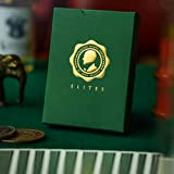 SOLOMAGIA Mazzo di Carte DmC Elites V4: Marked Deck (Forest Green Phantom Finish) Playing Cards
