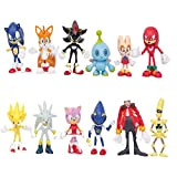 Sonic Action Figures, Sonic Action Figures Set, Super Sonic Toy, Sonic Figurines Collection Play Set, Anime Action Figure Pvc Toy, ...