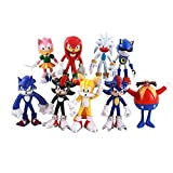 Sonic giocattoli 10-13cm 9 pz/lotto Sonic Figura Boom Raro Dr Eggman PVC Modello Giocattolo Sonic Shadow Code Personaggi Regalo per ...