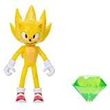 Sonic the Hedgehog 2 Movie 41497 - Personaggio Super Sonic con smeraldo 10 cm