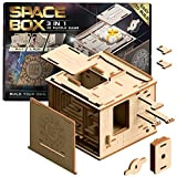 Space Box Puzzle 3D - Scatola Rompicapo di Legno 3 in 1 - Scatola Puzzle per Bambini e Adulti - ...