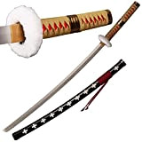 Spada Samurai Roronoa Zoro Spada 100cm Spada di Legno, Katana in Legno Anime Giapponese, Cosplay Sword- Death Surgeon Trafalgar Law ...