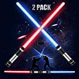 Spade laser per bambini Star Wars, spada laser telescopica 2 in 1, spada laser illuminata a LED con giocattoli con ...