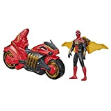 Spider-Man - Spider-Man con Moto, Action Figure con Veicolo Ispirata al film di Spider-Man "No Way Home", per bambini dai ...