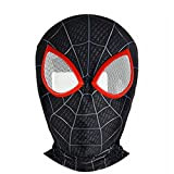 Spider Nero Bambino copricapo,Costume Spider Homecoming Halloween Carnival Cosplay Spider Maschera 3D Supereroe Costumi Spider,Spandex