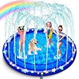 Splash Pad Tappetino Gioco d'Acqua per Bambini, 172cm all'Aperto Piscina Irrigatore per Bambini, per Festa Bambini in Famiglia