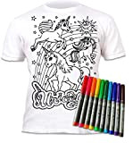 Splat Planet Unicorno T-Shirt Maglietta Magica da Colorare con 10 Penne Magiche Lavabili Atossiche - Colora La Tua Maglietta, Colora ...