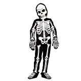 Spooktacular Creations Fierce 3D Skeleton Costume Set for Kids Halloween Dress Up, Role-Play, Carnival Cosplay (Large ( 10- 12 yrs))