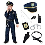 Spooktacular Creations Kit Costume Polizia Abbgliamento Set di Vestito da Poliziotto per Bambini Deluxe e Kit di Giochi di Ruolo ...