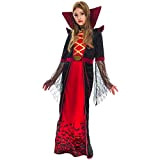 Spooktacular Creations Vampiro Rinascimento Medievale Spaventoso Deluxe Costume di Halloween per Uomini Cosplay di Peccati (Red, Medium)