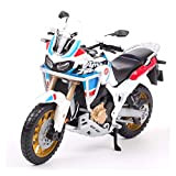SRJCWO Modello di Moto Adatto per la Collezione di Giocattoli Modello Moto in Lega pressofusa Honda Africa Twin 1:18 Simulazione ...