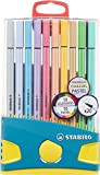 Stabilo – ColorParade astuccio con 20 pennarelli a punta – Colori assortiti di cui 10 tonalità pastello Punta media