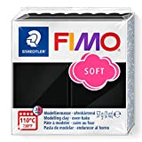 Staedtler 8020 Blocco di pasta modellabile Fimo, 59 gr, nero (nero)