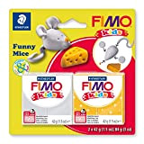 STAEDTLER 8035 11 FIMO Kids Super Soft (plastilina che si indurisce in forno, divertente modellazione per bambini, personaggi divertenti, funny ...