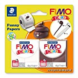 STAEDTLER FIMO Kids 8035 17 - Pasta modellabile super morbida per bambini, con personaggi divertenti