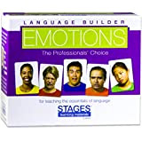 Stages Learning Materiali Lingua Builder Emotion Picture Card Espressioni, Conversazione, e Situazione Photo Cards per l'autismo educazione, Terapia ABA