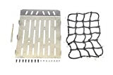 Stainless Steel Truck Trunk Lid (Style A) + Cargo Net for Traxxas TRX-6 Mercedes-Benz G63 (88096-4) - 20Pc Set