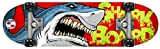 STAMP Skateboard 28 x 8 Shark Skids Control, JS102310, RED, 28 POLLICI
