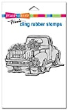 STAMPENDOUS CRP349 - Timbro in gomma Cling Stamp Pup On Truck
