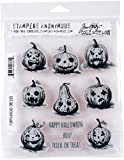 Stampers Anonymous Pumpkinhead Cling Timbro Set, Materiale Sintetico, Multicolore, 24.8 x 18.6 x 0.8 cm