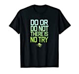 Star Wars Do Or Do Not There Is No Try Yoda Stamp Maglietta