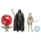 Star Wars Rebels - Figura di Darth Vader e Ahsoka Tano, 9,75 cm, confezione da 2