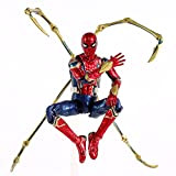 Statue Pvc Figure Action Figure Giocattoli In 14Cm 081 Iron Spider Infinity War Pvc Action Figure Toy Model Da Collezione ...