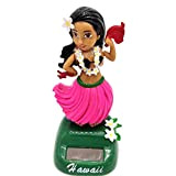 Statuetta solare ballerina - ballerina hawaiana auto che si muove, giocattolo auto solare altalena bambola hawaiana ragazza danza giocattolo per ...
