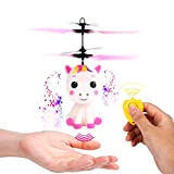 Stecto giocattolo a forma di unicorno volante controllato a mano, intelligente volare fata giocattoli con luce a LED, ricaricabile tramite ...