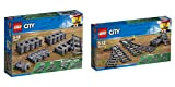 Steinchenwelt Lego City - Set di 2 binari 60205 + 60238 per ferrovia radiocomandata