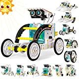 STEM Kit Robot Solare Giocattoli 12-in-1, Set di Esperimenti Scientifici per Edifici Educativi Regali per Bambini Ragazzi Ragazze, Regali per ...
